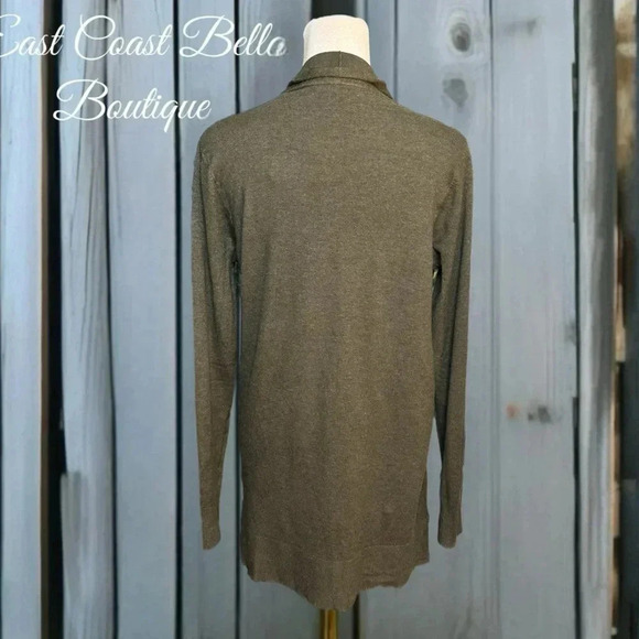 NWT Pink Clover Stitch Fix Cardigan Autumn Olive Green Sweater Long Sleeve XS - Picture 4 of 9